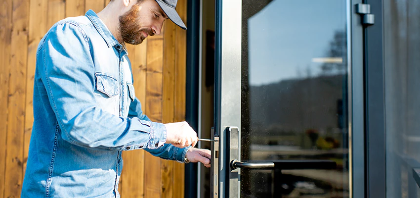 Frameless Glass Storefront Door Locks Replacement in Anaheim, CA